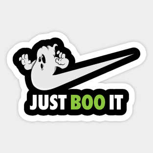 'Just Boo It' Cute Halloween Kid Sticker